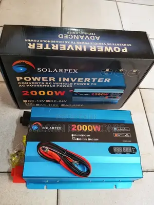 Battery Digital Inverter With Led Display 2000w/24v