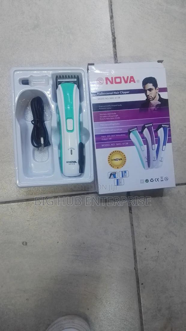 Nova Rechargeable Professional Hair Clipper Beard Trimmer. - main view