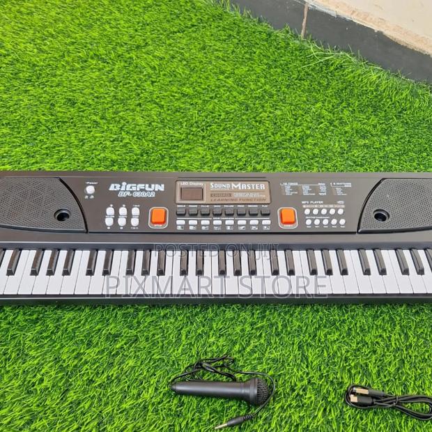 Bigfun Bf-630a2 61-Key Portable Electronic Keyboard for Kids - main view