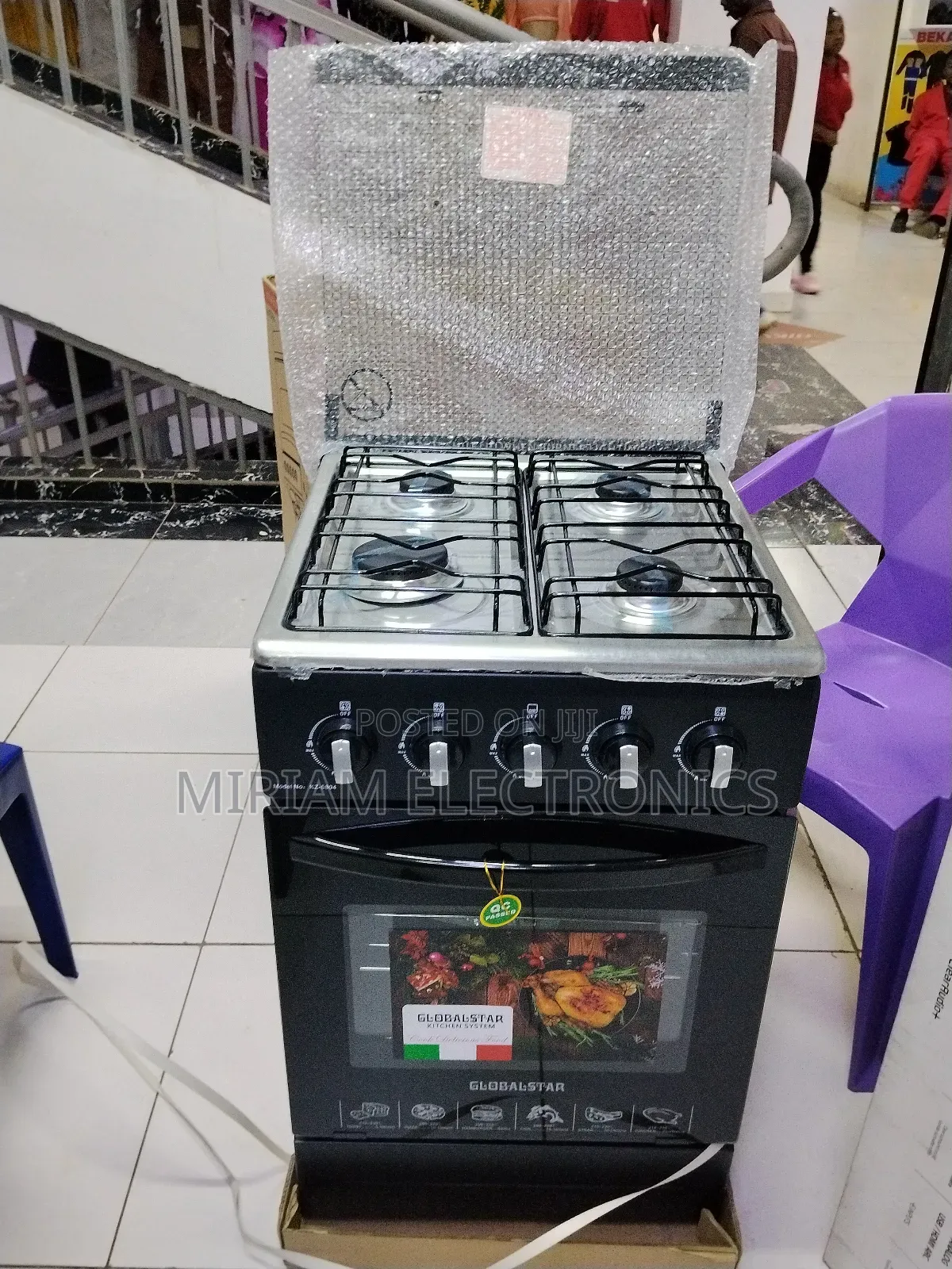 Globalstar 50 by 55 All Gas Standing Cooker With Gas Oven