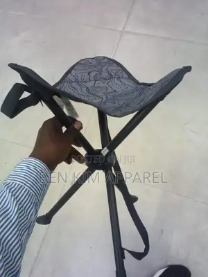 1 Kg Portable Foldable Camping Stool 60 Cms 43cms Height 110kgs Max