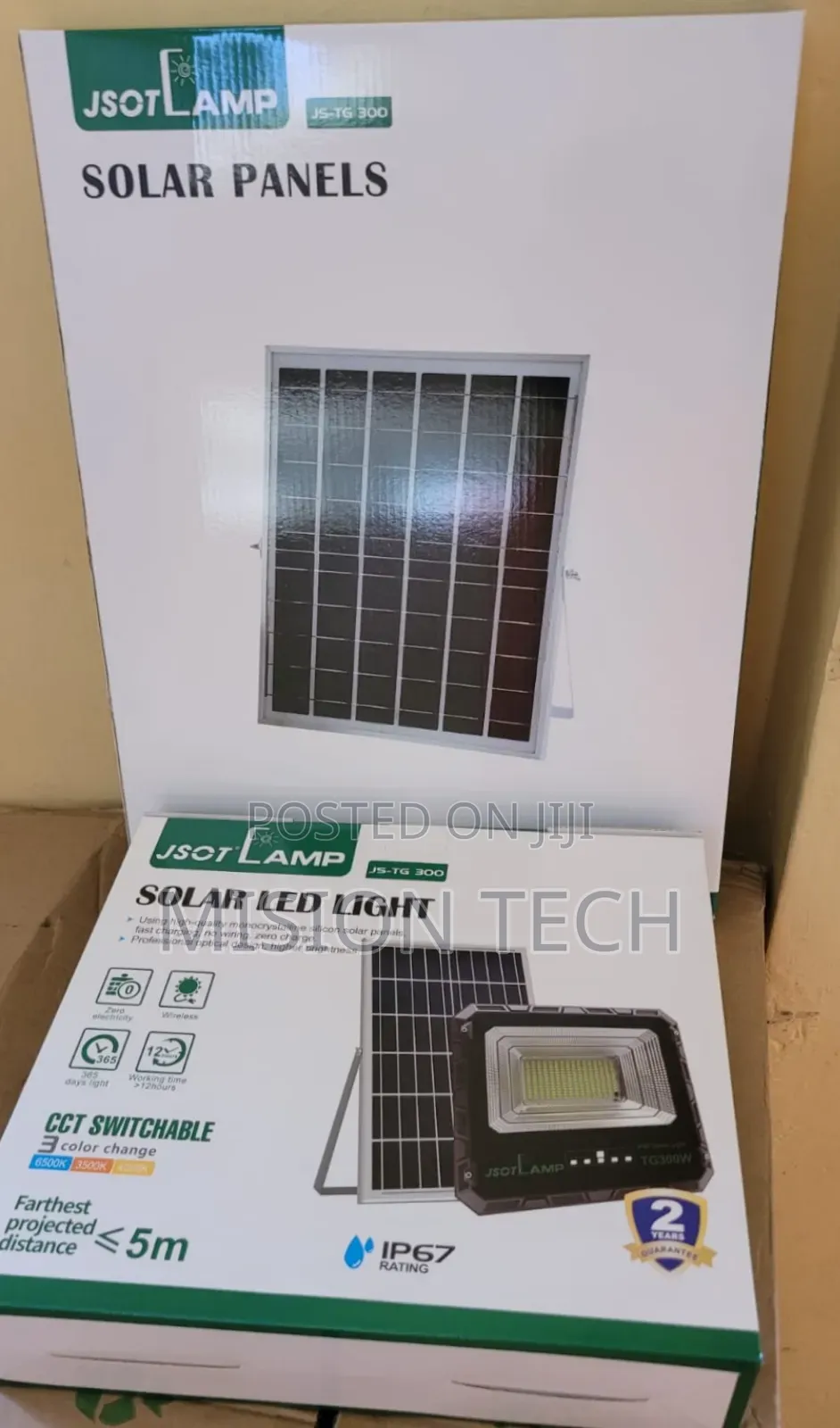 Jsot Js-Tg 300 Solar Led Floodlight. **