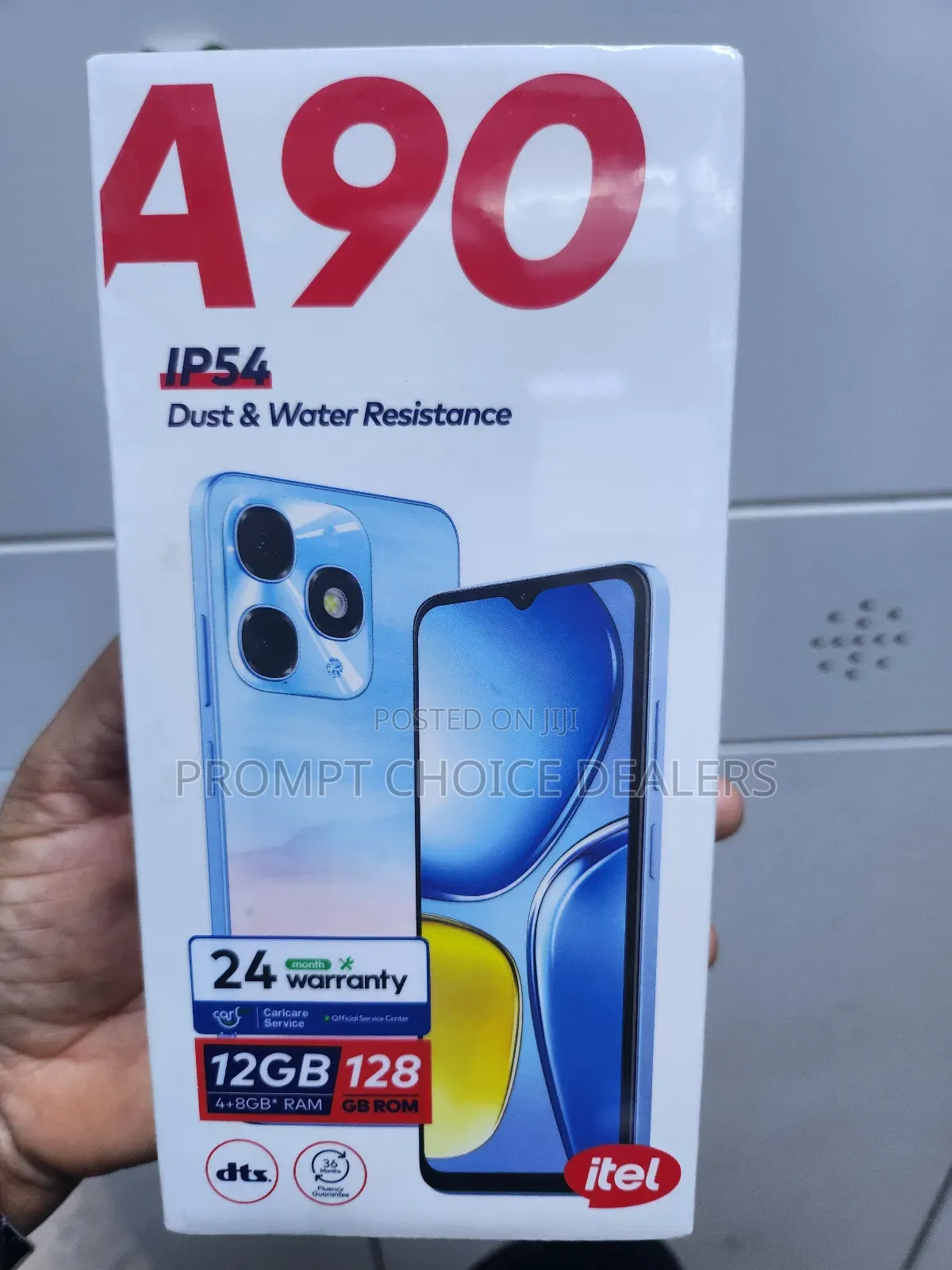 New Itel A90 128 GB Black