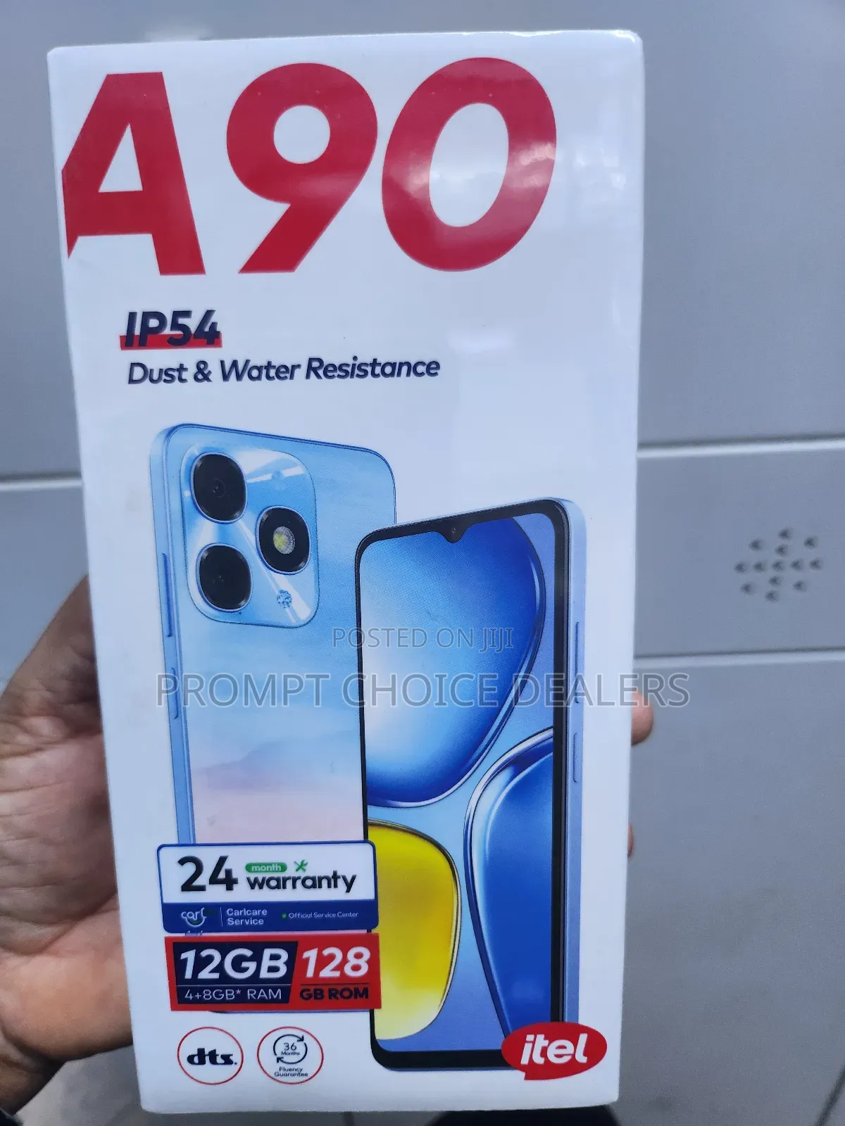 New Itel A90 128 GB Black