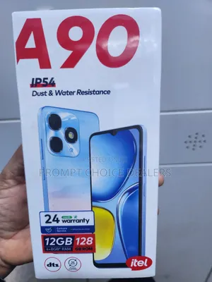 New Itel A90 128 GB Black