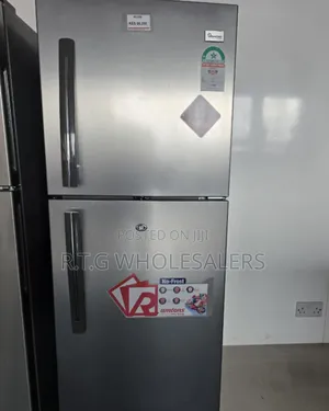 Ramtons 196l Double Door No Frost Refrigerator Rf/239 – Silver