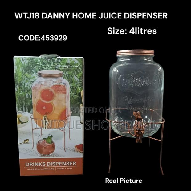 4ltrs Danny Home Glass Juice Dispenser