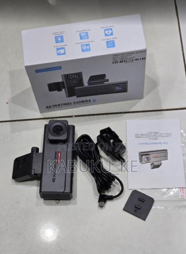 4g Dual Lens Dash Camera With Front And Inside Cabin