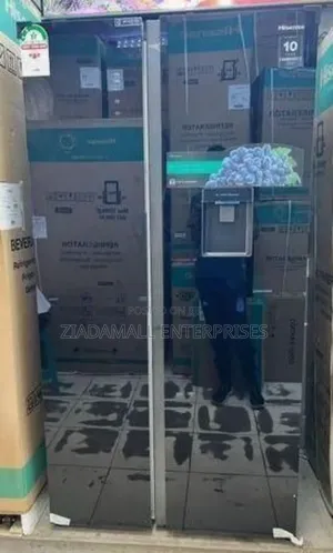 541l Hisense Black Side-by-Side Fridge – Water Dispenser Inverter