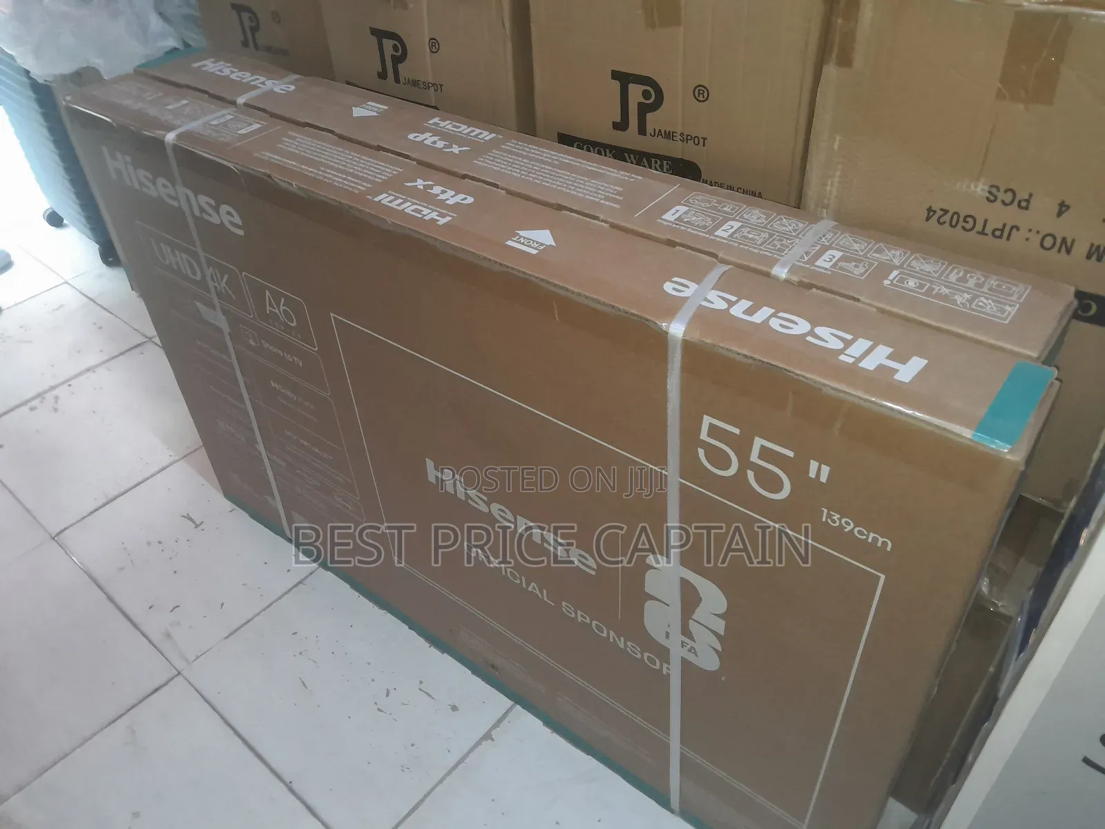 Hisense Tv 55" Uhd Frameless Smart Tv