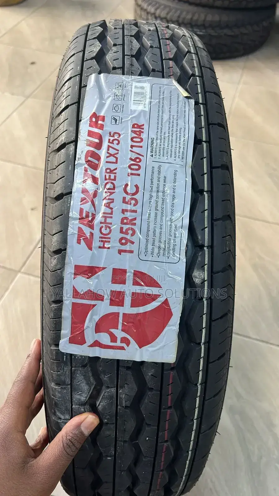 195r15c Zextour Highlander Tyres | Durable Commercial Tyres Kenya