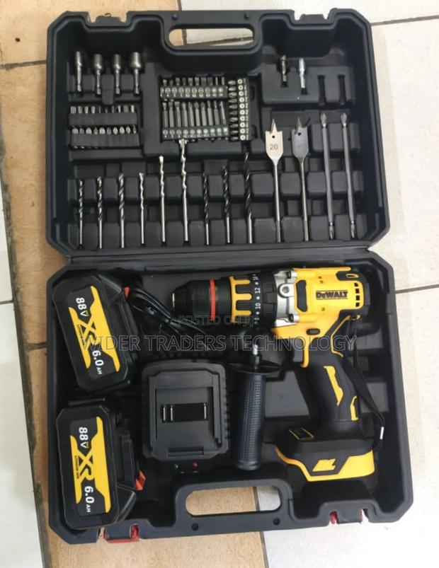Dewalt 88v Cordless Electric Hammer Drill 47pc Toolset - main view