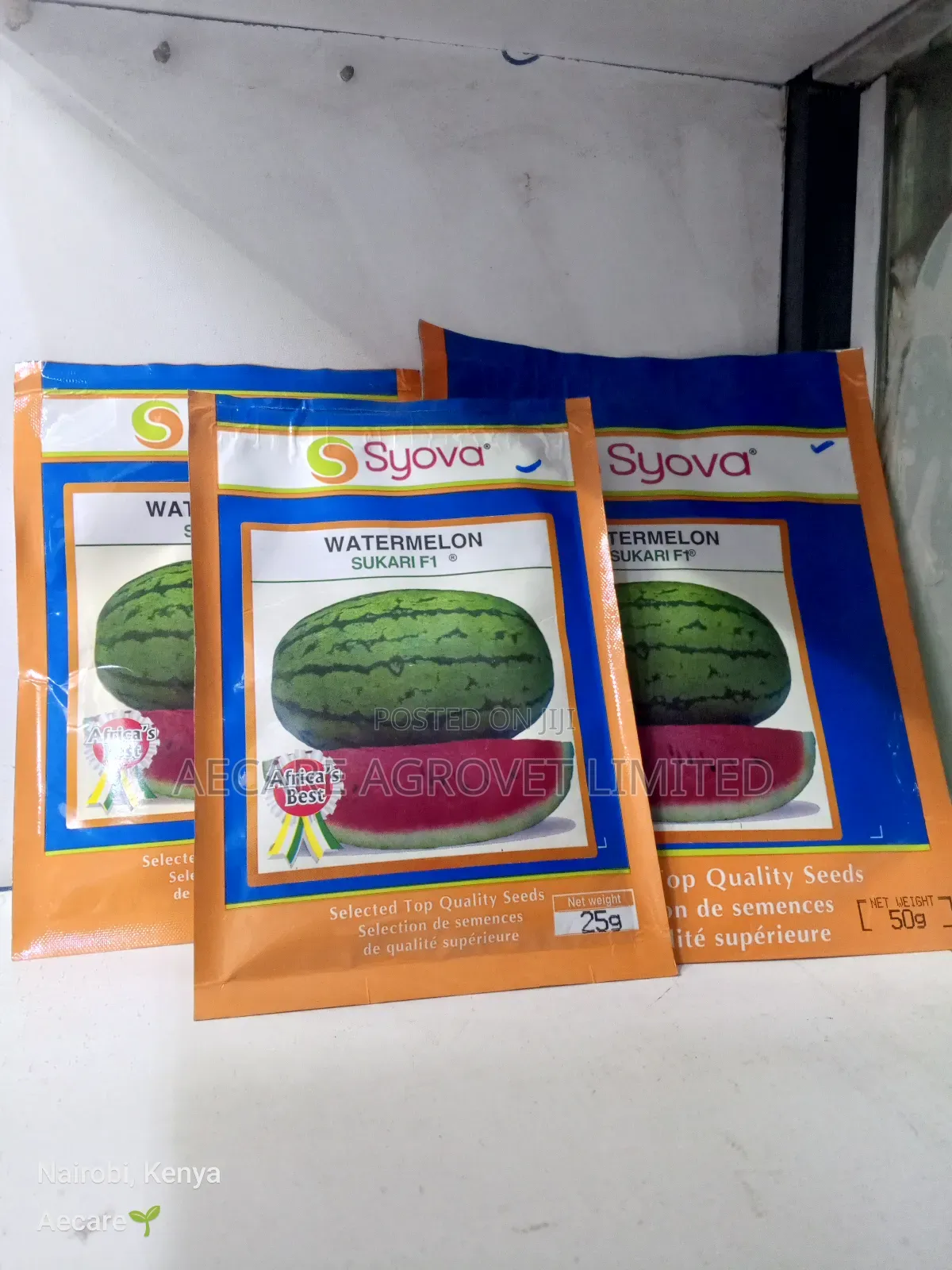 Sukari F1 Watermelon Hybrid Seeds 10g, 25g, 50g