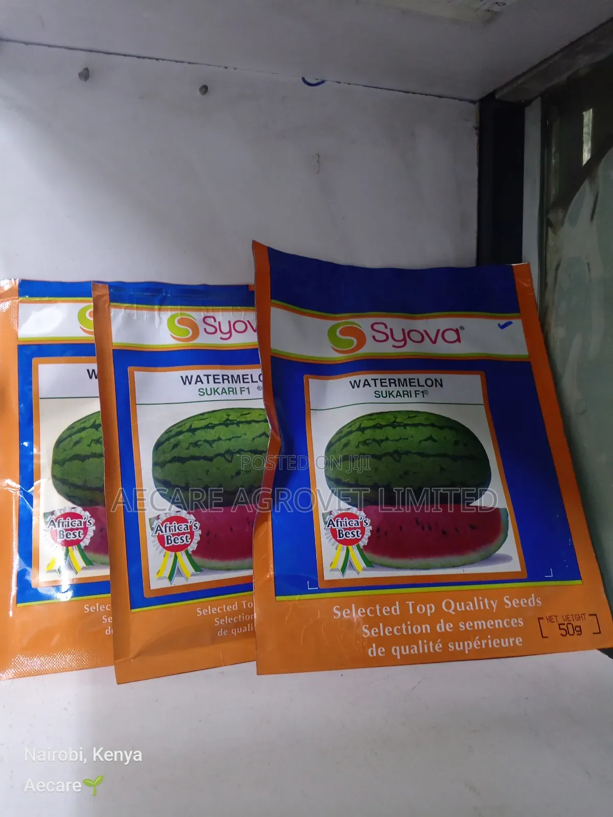 Sukari F1 Watermelon Hybrid Seeds 10g, 25g, 50g