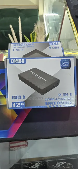 3.5" HDD 2.5 HDD-SSD 2 in 1 Enclosure Ho