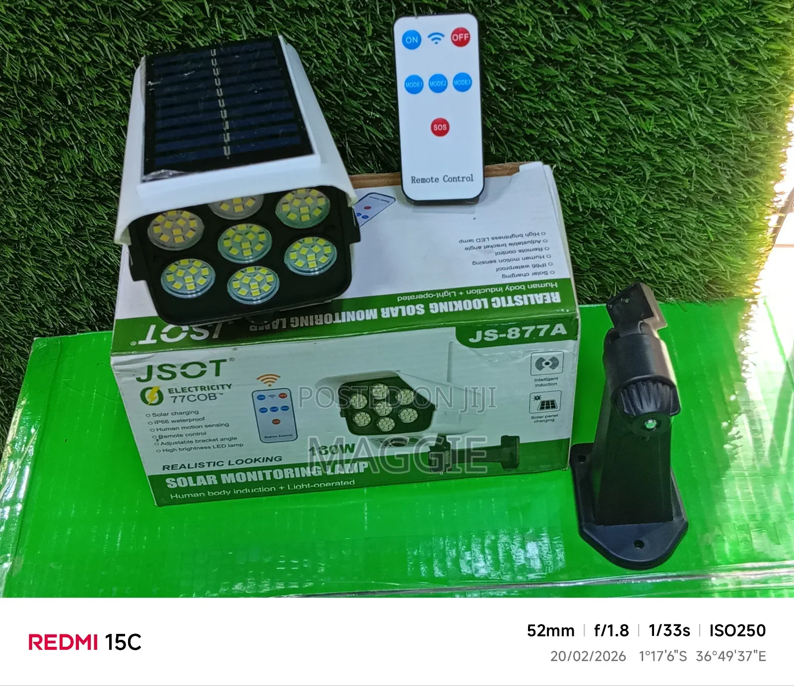Solar Monitoring Lamp