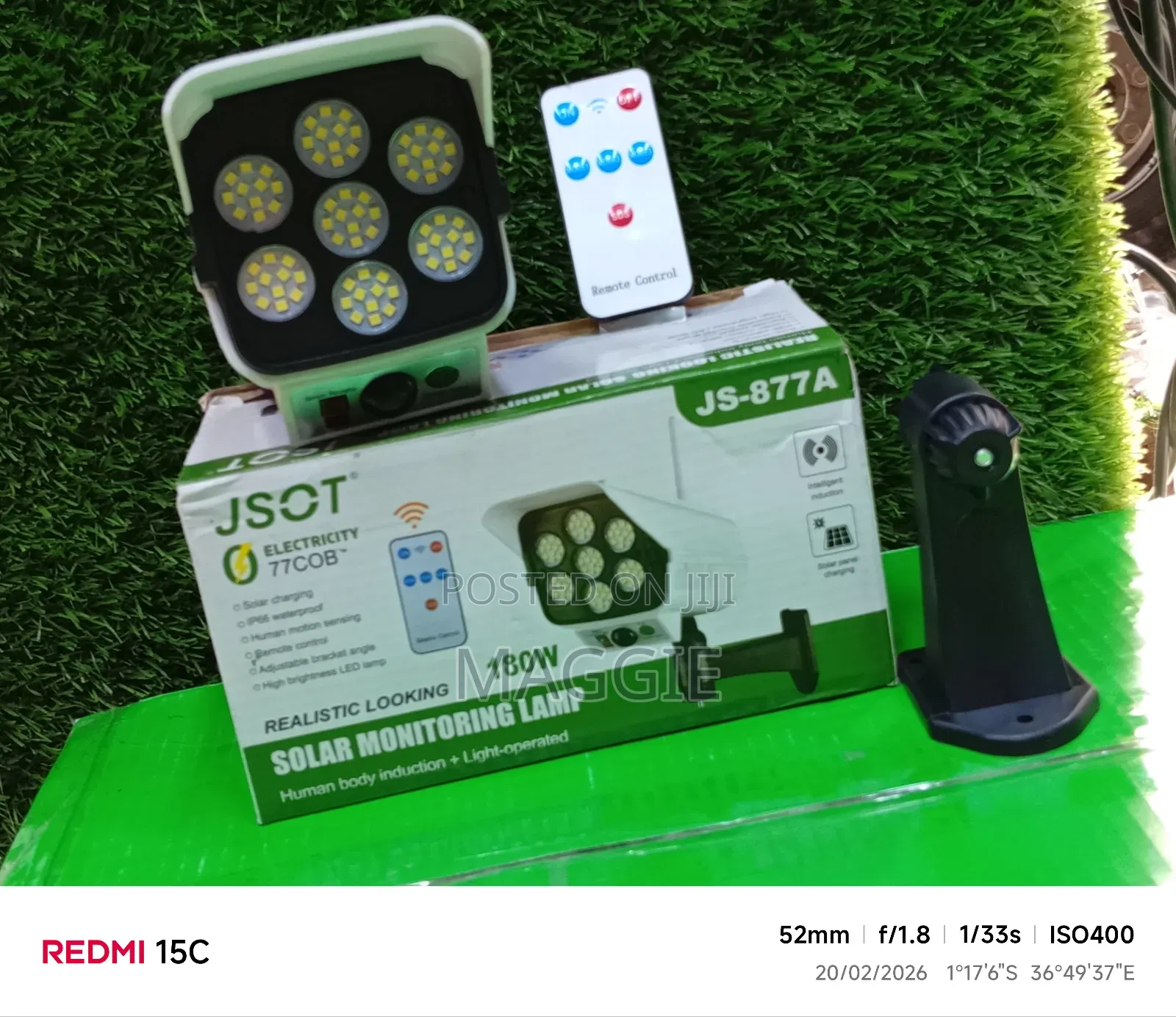 Solar Monitoring Lamp