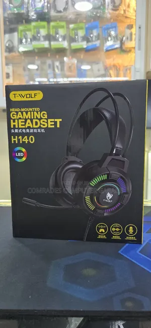 T-Wolf H140 Head-Mounted Gaming Headset.