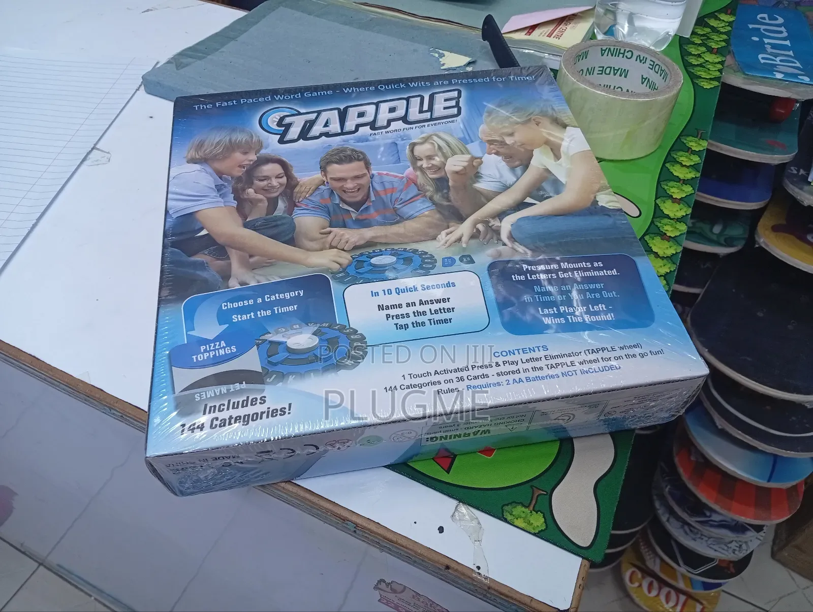 Tapple Fast-Paced Word Game for Quick Thinkers
