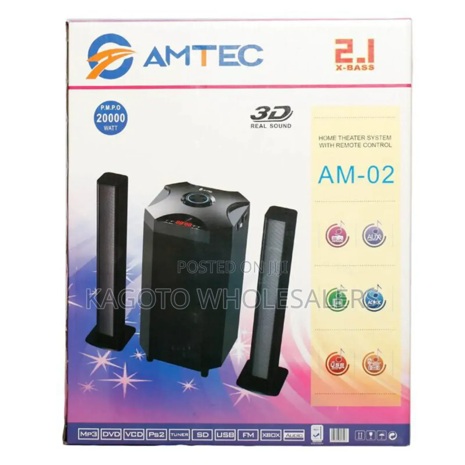 Amtec 002 Subwoofer Tall Boys