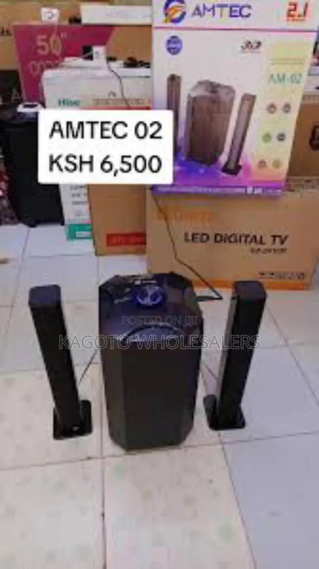 Black Amtec 002 Subwoofer Tall Boys