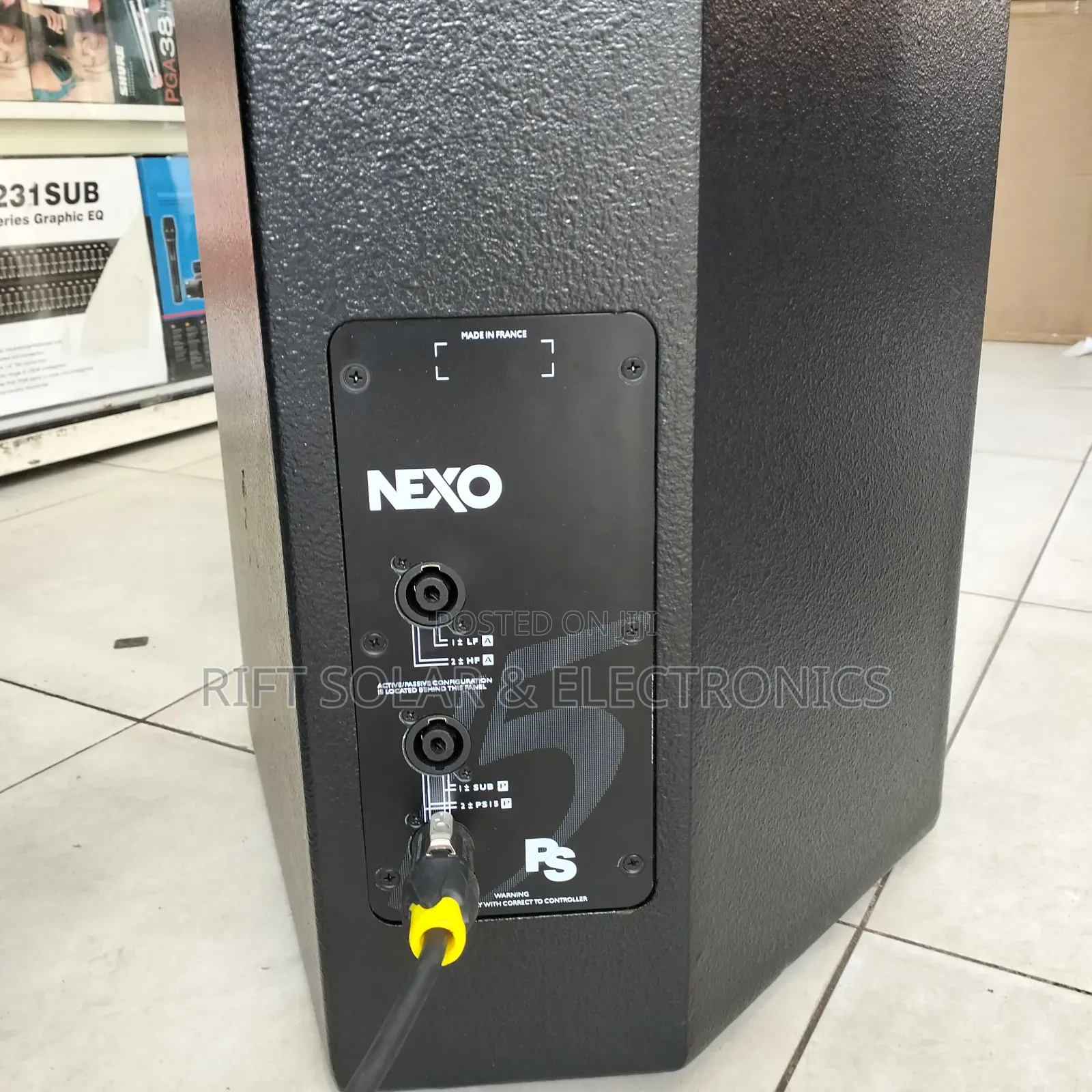 Nexo 15" Mid Range Outdoor Indoor Professional Wooden Speaker
