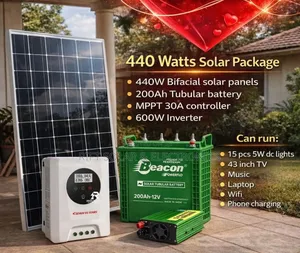 600 Watts Home Full Solar Package Complete