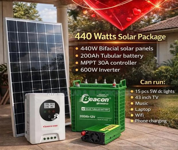 600 Watts Home Full Solar Package Complete