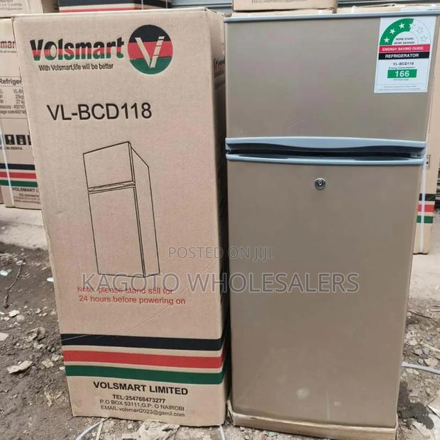Volsmart 118l Fridge Double Door