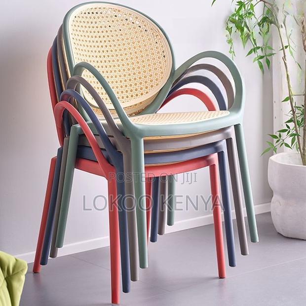 Home Chair ; Modern Rattan Plastic Chair - thumbnail 3
