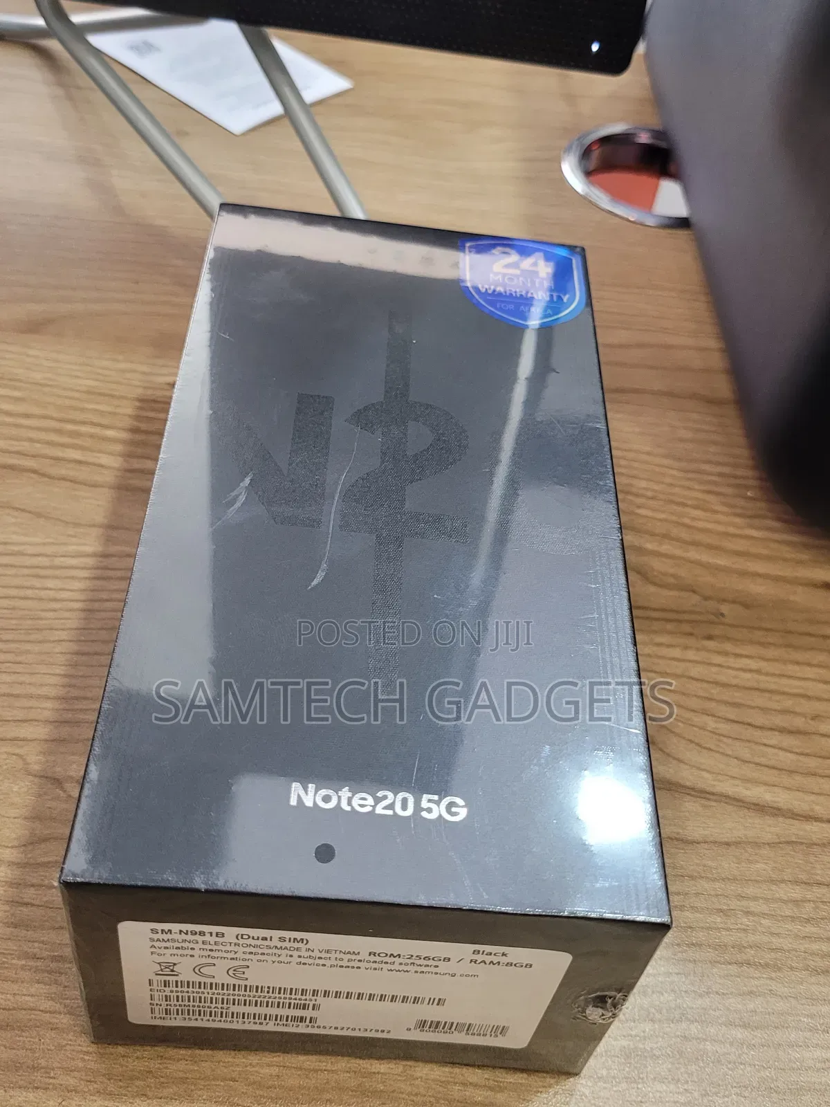 New Samsung Galaxy Note 20 5G 256 GB Black