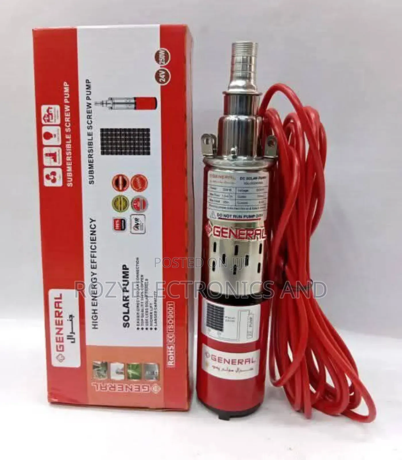 General Solar Water Pump 250watts And 50meter Head