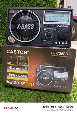 Rechargeable Caston Fm Radio St-7350r