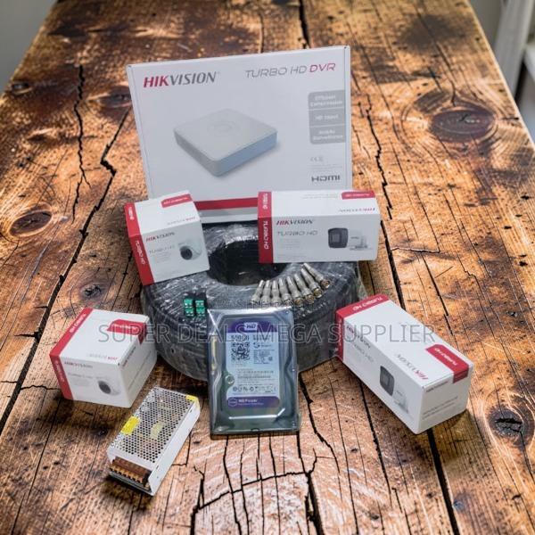 Hikvision 4 Turbo 1080p CCTV Cameras System With Remote Viewing App
