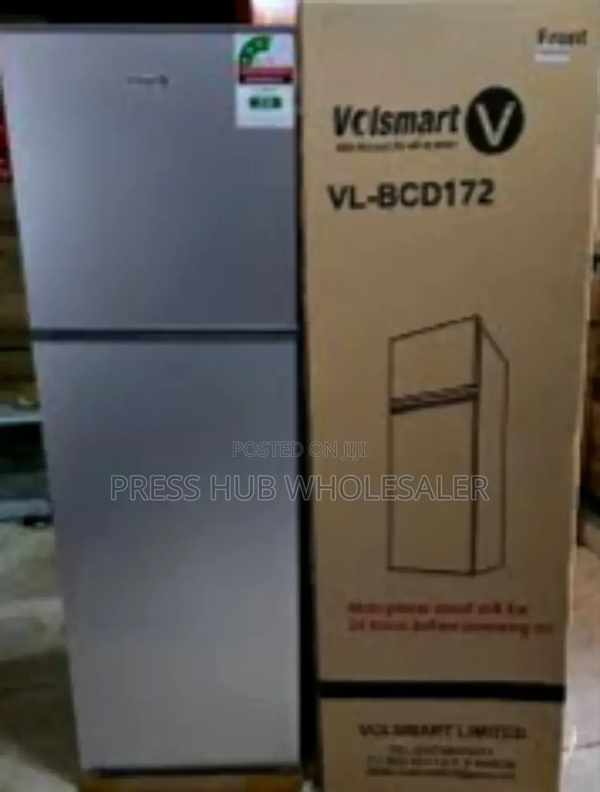 Volsmart 172l Double Door Refrigerator* 