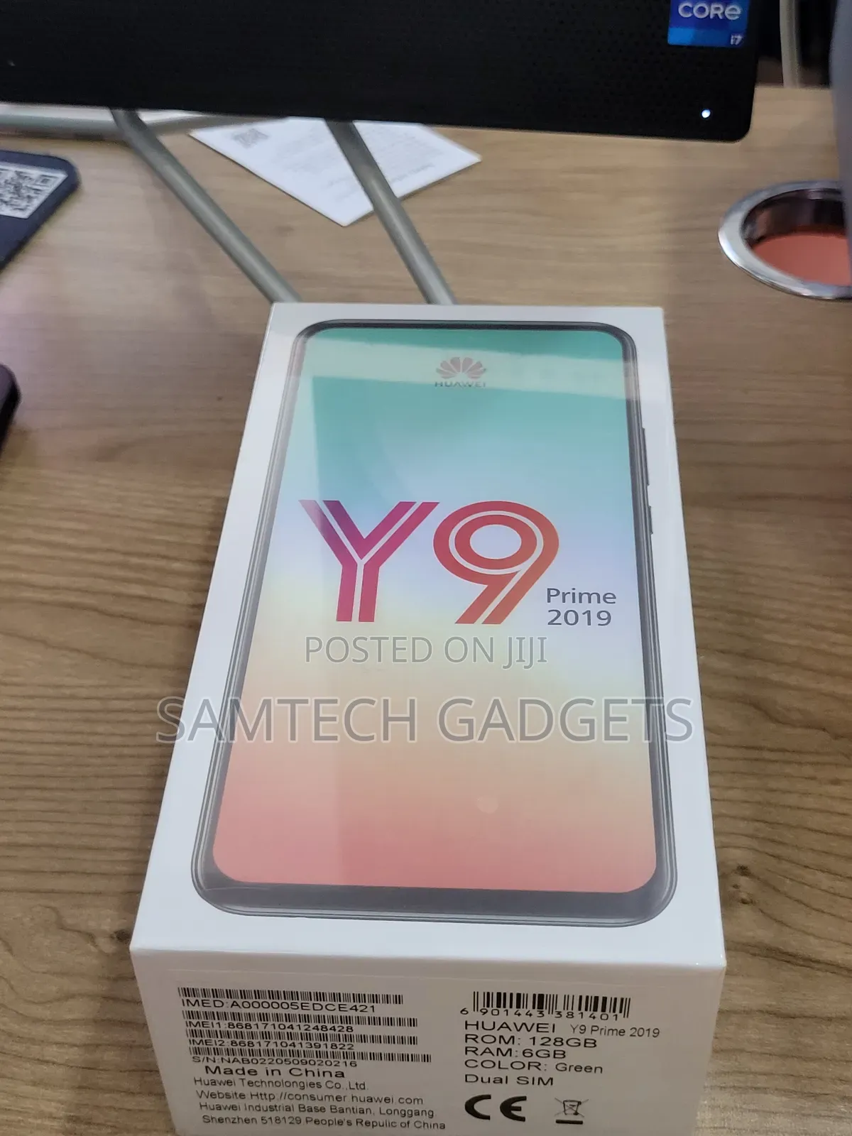 New Huawei Y9 Prime 2019 128 GB Black
