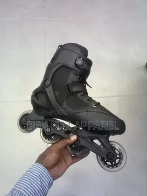 European Standards Soft Boots Inline Skates Black Left Foot Brake.