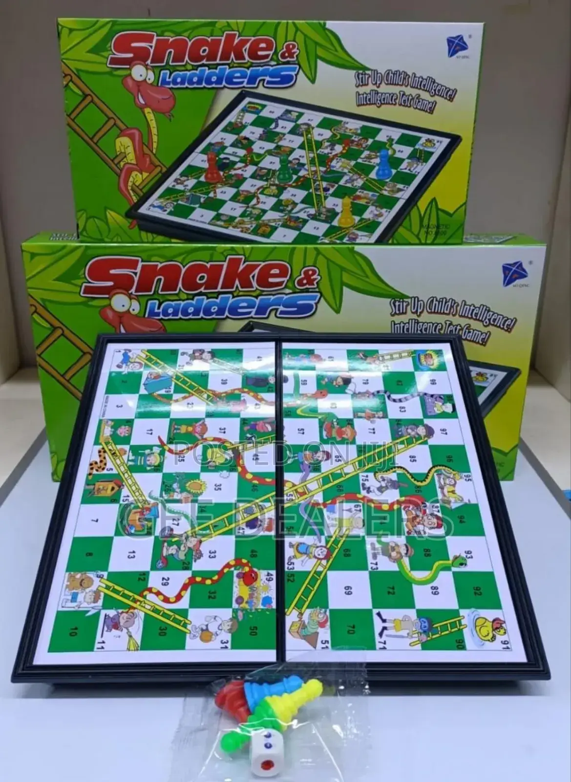 Snake And Ladders Board Game, Magnetic Board Game