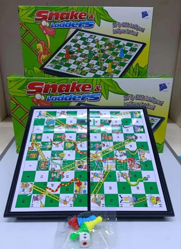 Snake And Ladders Board Game, Magnetic Board Game
