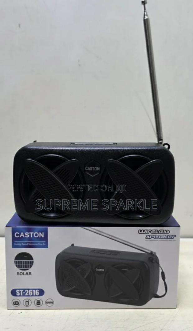 Caston St-2616 Solar-Powered Wireless Speaker. Radio