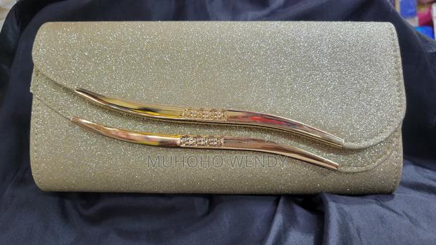 Gold Clutch Bag - thumbnail 4