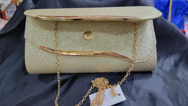 Gold Clutch Bag - thumbnail 5