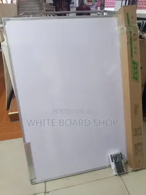 Imported White Board 4ft X3ft Magnetic+ Portable Stand + 4markers