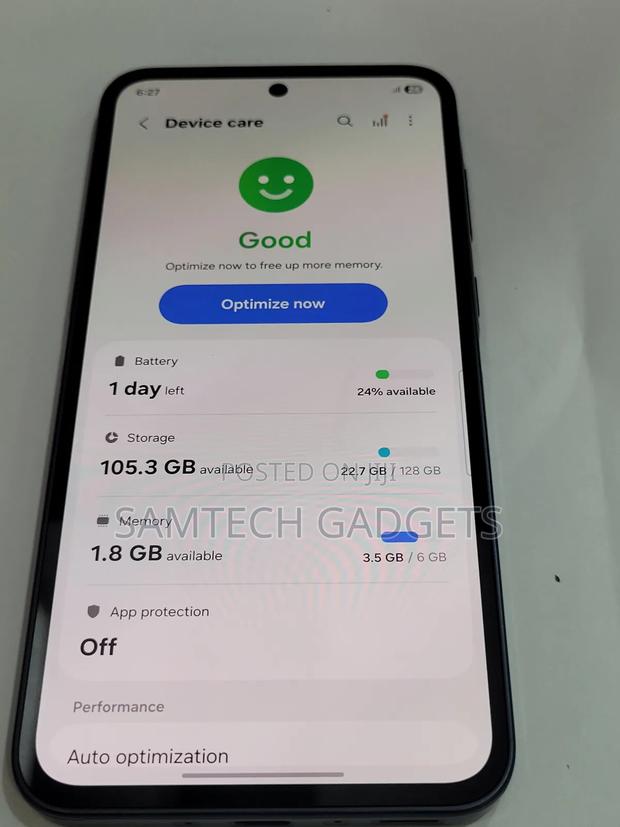 Samsung Galaxy A35 128 GB Blue - thumbnail 4