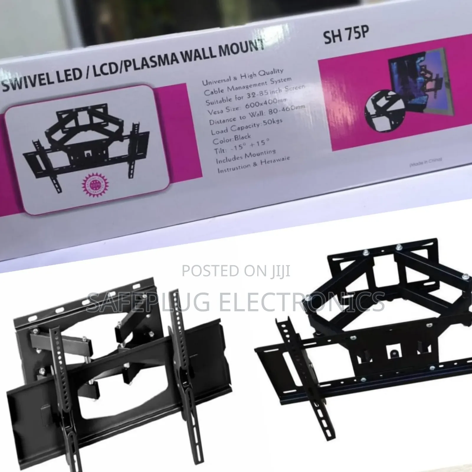 Wall Mount Tv Mount 32"-85" | Max