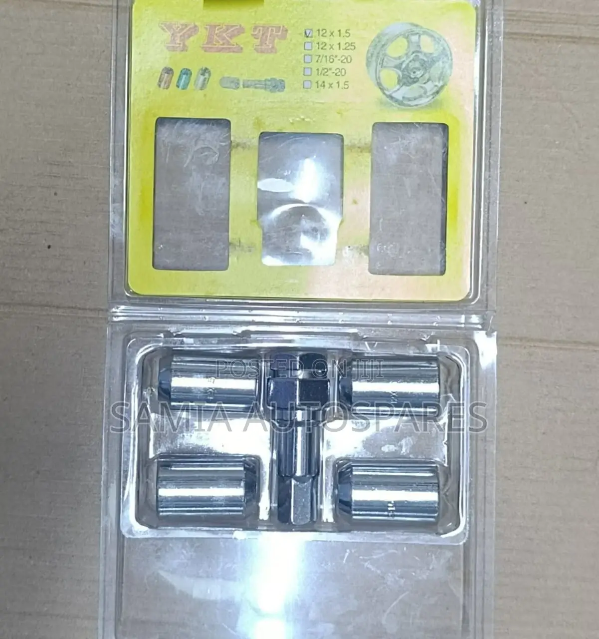 Wheel Lock Yellow Pack Toyota 12*1.5