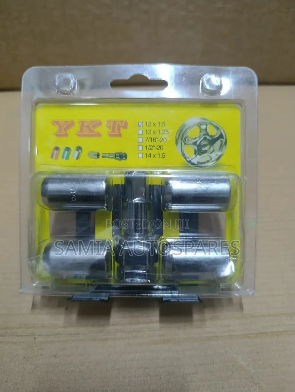 Wheel Lock Yellow Pack Toyota 12*1.5