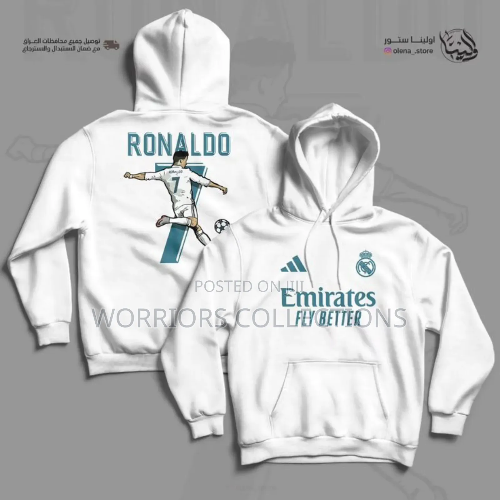 Customised White Hoodies