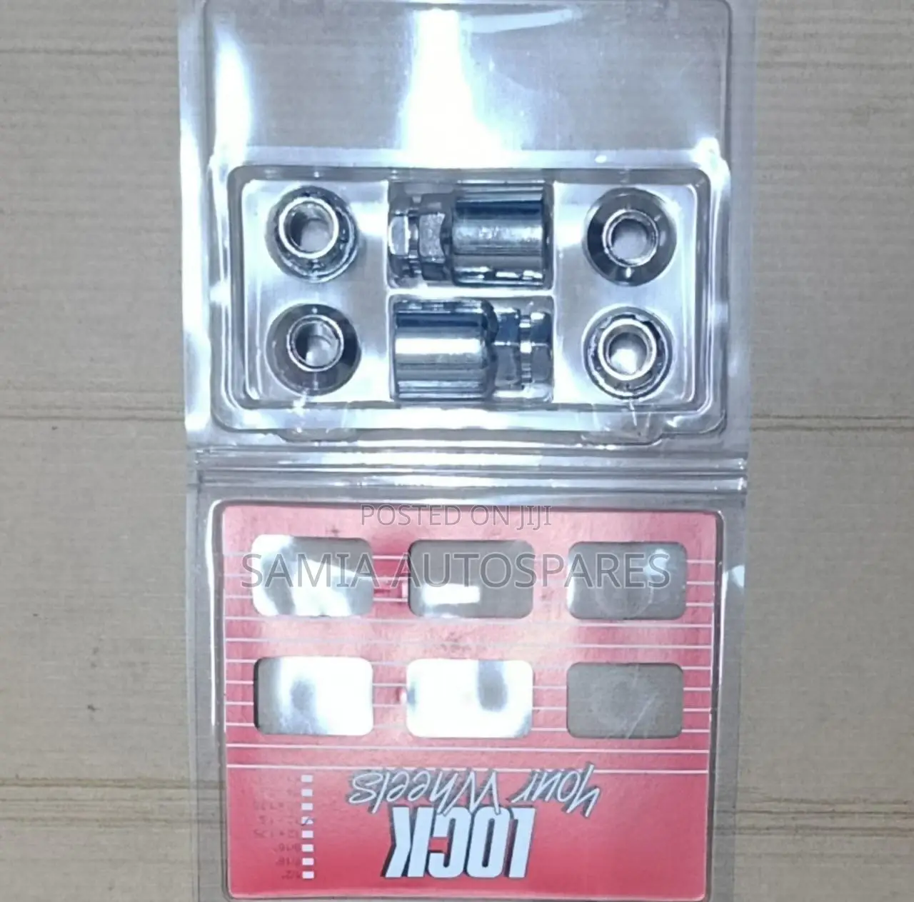 Wheel Lock Red Pack Toyota 12*1.5