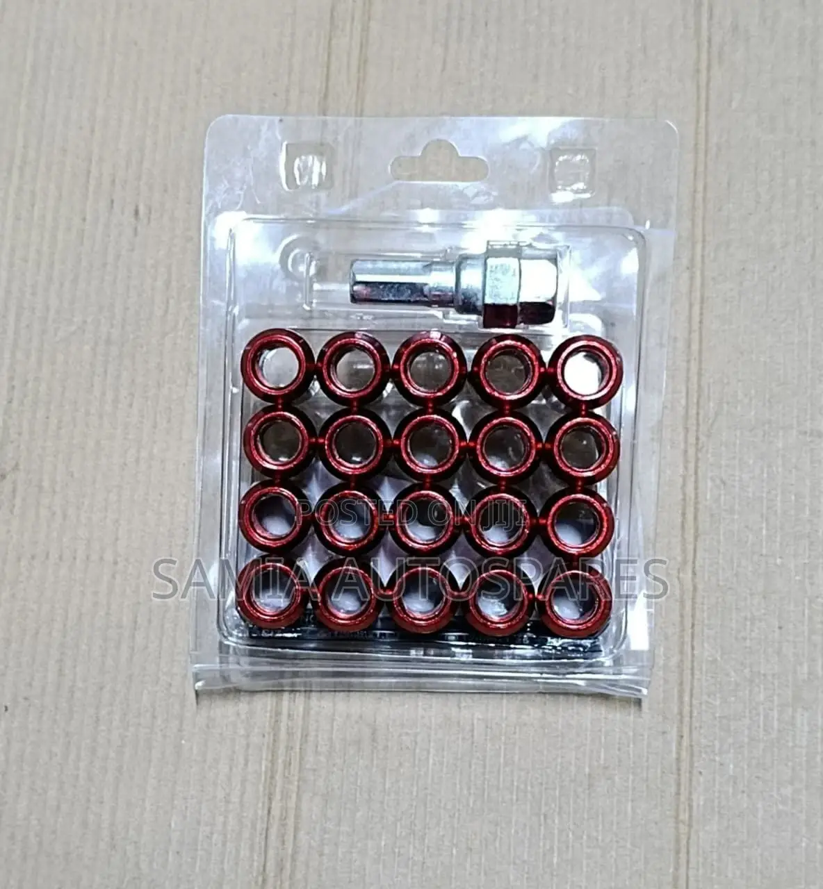 Toyota Wheel Lock 20 Pc (Red)